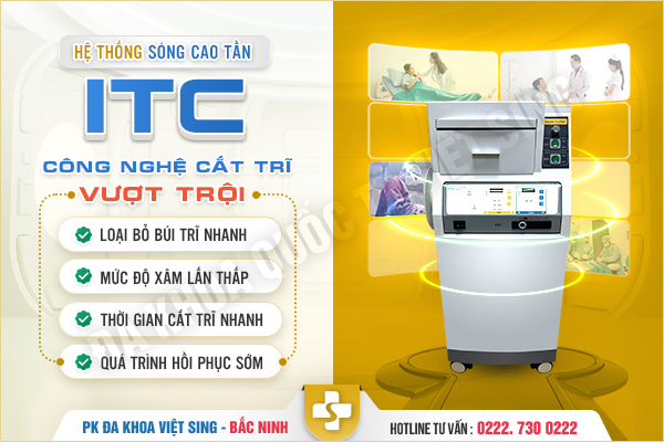 ITC – Giải pháp chữa trĩ an toàn tuyệt đối với cam kết 5 KHÔNG