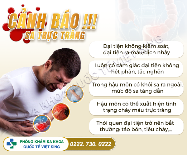 Dấu hiệu sa trực tràng ai cũng nên biết để sớm điều trị